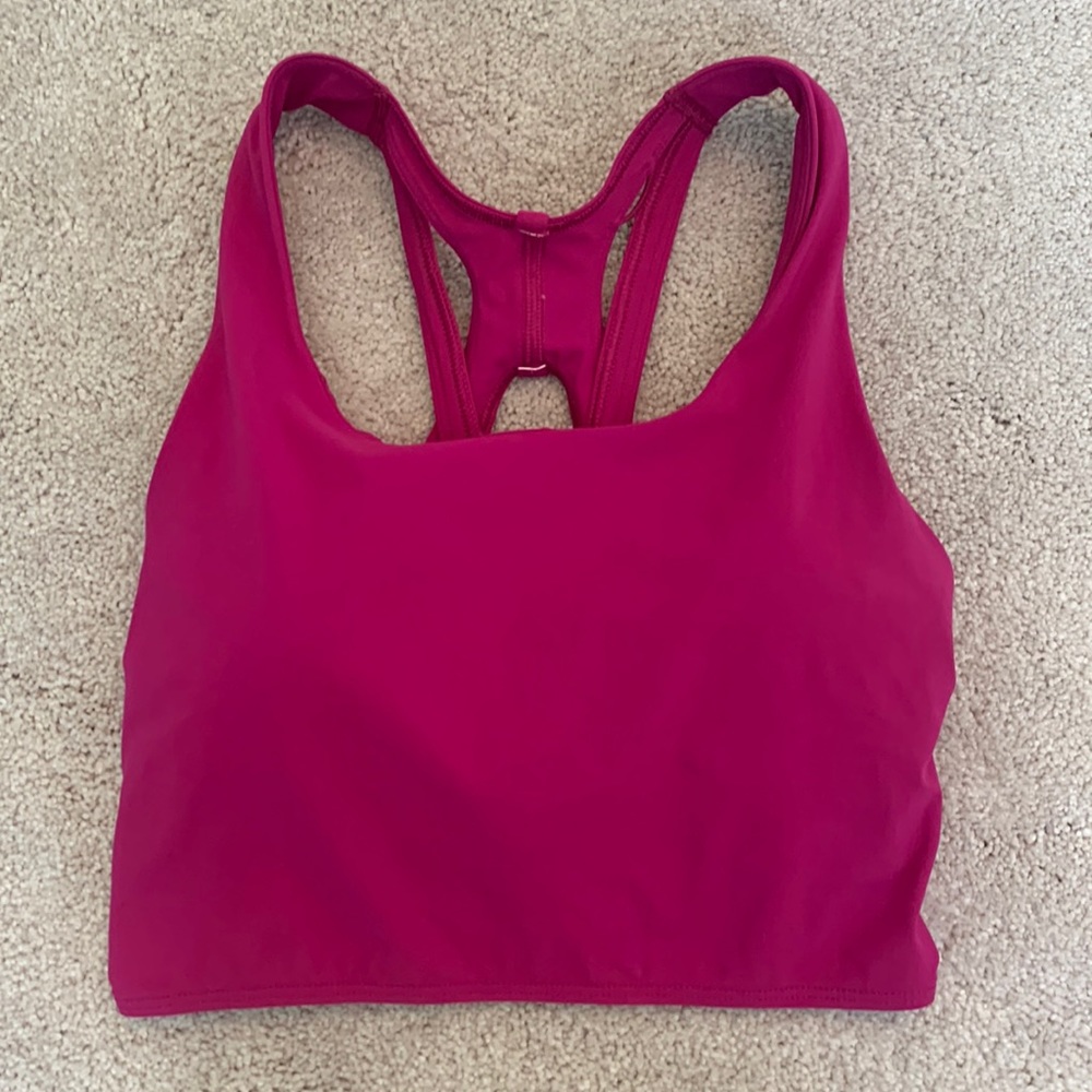 Lulu lemon ripened raspberry athletic crop top